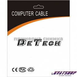  кабел DeTech 3.5 - 2RCA  gvatshop1